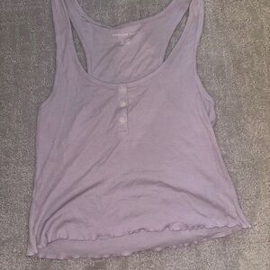 American Eagle Outfitters Purple Women's Tank Top